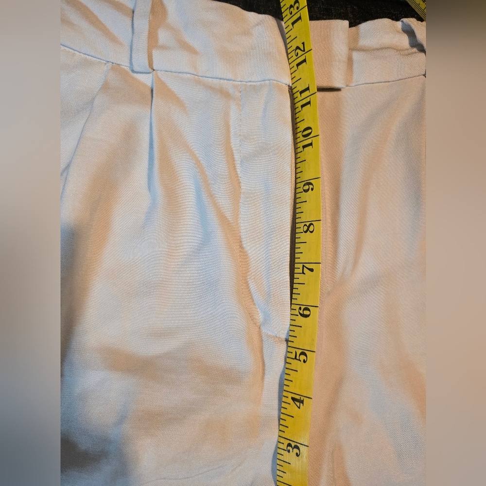 H&M High Rise Pleated Ankle Taper Chinos Loose Fit - Picture 8 of 12